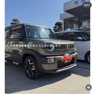 新車クロスビーご納車させていただきました！　新車国内各メーカー取扱